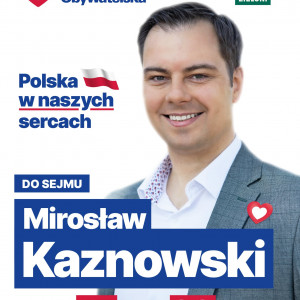 Mirosław Kaznowski - wybory 2023 - kandydat na posła w wyborach parlamentarnych 2023: Okręg nr 20 (Warszawa)