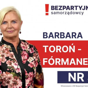 Barbara Toroń-Fórmanek - wybory 2023 - kandydat na posła w wyborach parlamentarnych 2023: Okręg nr 8 (Zielona Góra)