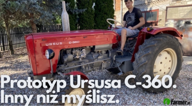Prototypowy Ursus C-360. Szkoda że pozostał w fazie prototypu